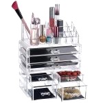 Boîte Maquillage Transparent Pratique